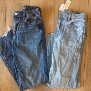 American Eagle Outfitters Women's Dual-Tone Skinny Jeans